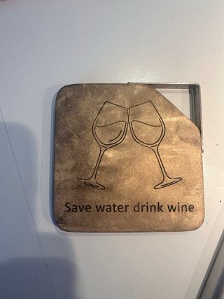 Tagliere in legno e sottobicchiere