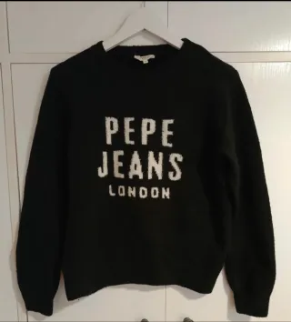 Jersey Pepe Jeans London Negro Mujer