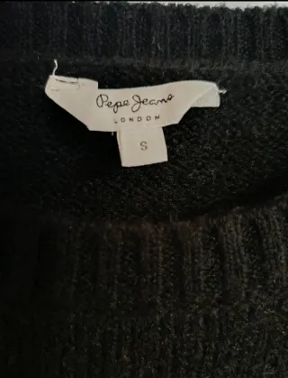 Jersey Pepe Jeans London Negro Mujer