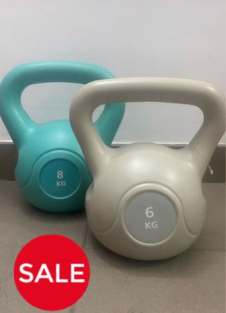 Kettlebell 6 kg y 8 kg