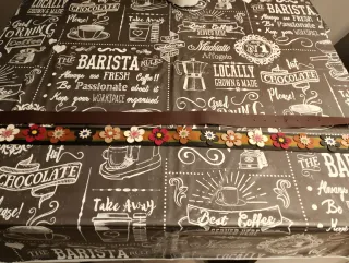 Manico borsa tela ed ecopelle nuovo