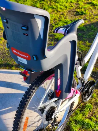 Bicicleta Montaña B-pro con Silla y Cesta