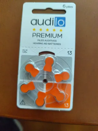 Pilas Audilo 13AUX (60 uds)