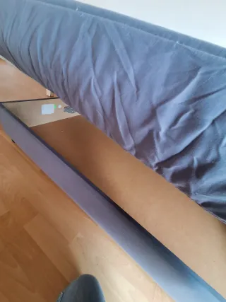 Sofá cama plegable gris