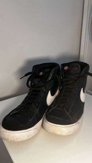 Nike Blazer Mid Negras Talla 39 de piel