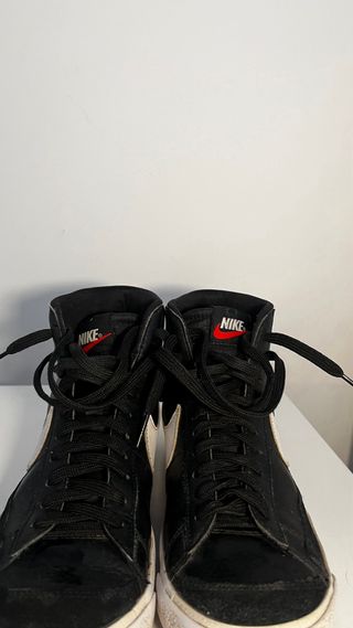 Nike Blazer Mid Negras Talla 39 de piel