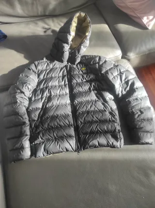 Plumífero Blauer USA Talla 12 Negro/Oliva