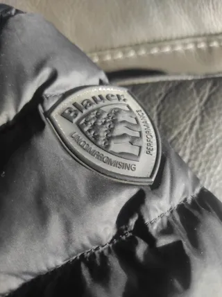 Plumífero Blauer USA Talla 12 Negro/Oliva