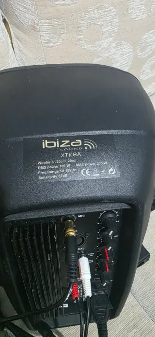 Altavoz Ibiza Sound Negro