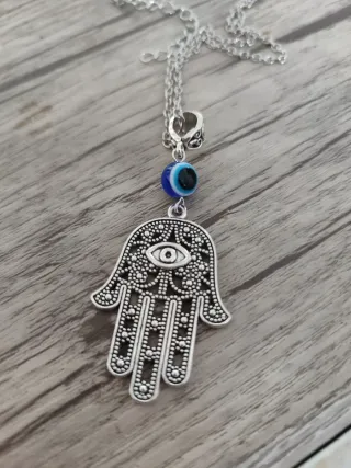Colgante Mano Hamsa Ojo Turco