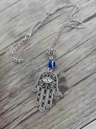 Colgante Mano Hamsa Ojo Turco