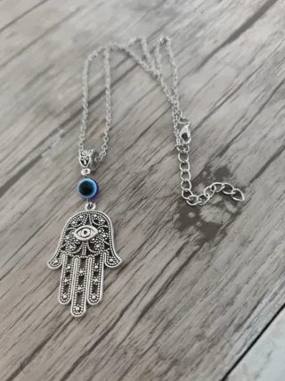 Colgante Mano Hamsa Ojo Turco