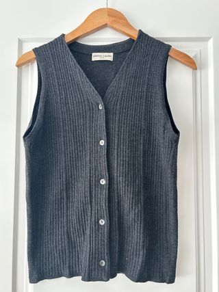 Chaleco de punto Pierre Cardin gris