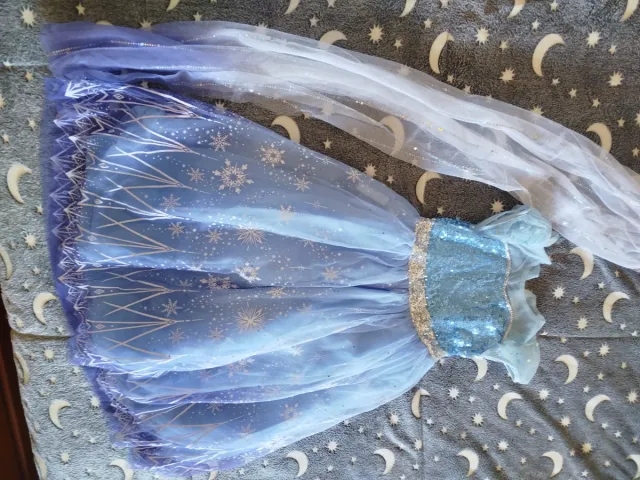 Disfraz Princesa Hielo Niña con luces talla 130cm