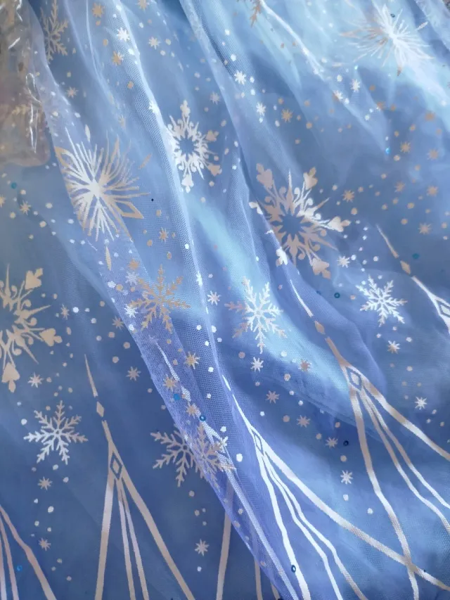 Disfraz Princesa Hielo Niña con luces talla 130cm