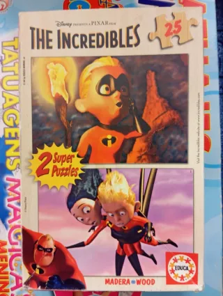 Puzzle Madera Los Increíbles 25 Piezas