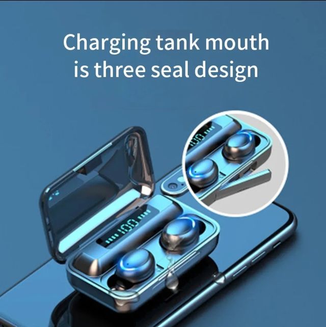 Auriculares F9 TWS Bluetooth 5.2