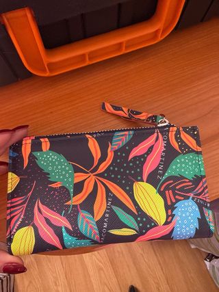 Cartera Paco Martínez estampado floral