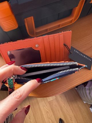 Cartera Paco Martínez estampado floral