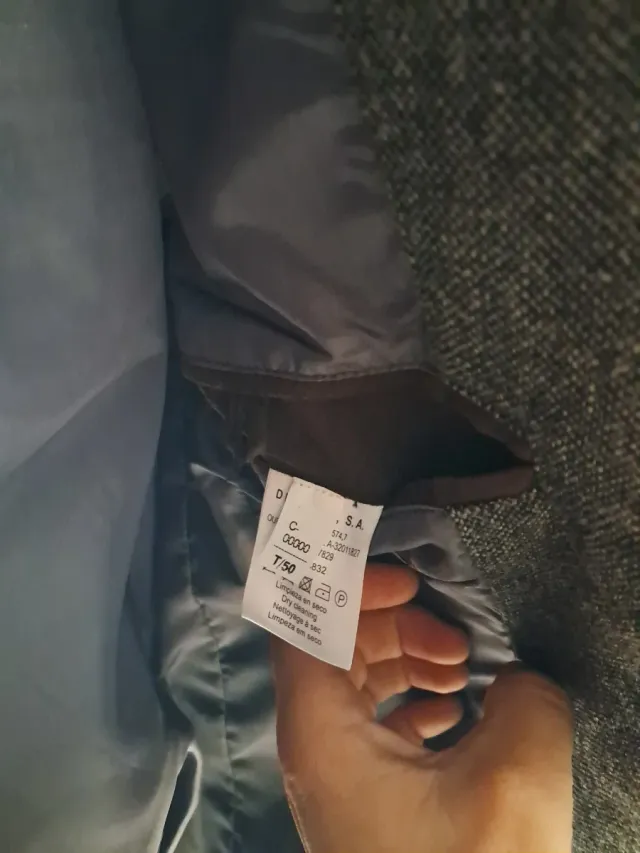 Americana gris hombre T.50