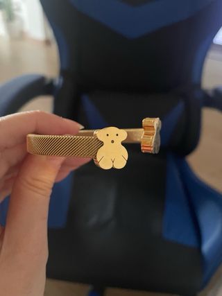 Pulsera dorada estilo Tous
