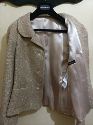 Chaqueta fiesta dorada