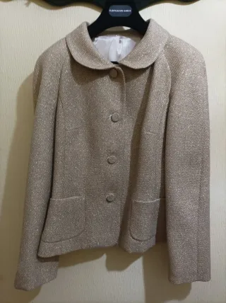 Chaqueta fiesta dorada