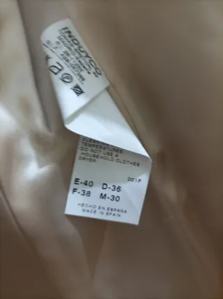 Chaqueta fiesta dorada