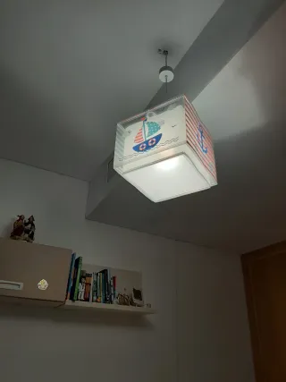 Lámpara techo infantil pirata