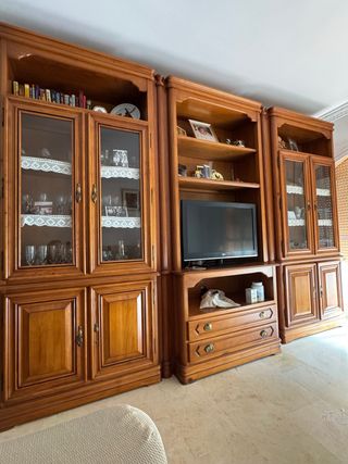 Mueble Salón Madera Maciza rústico