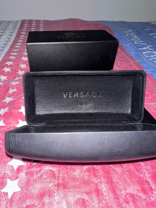 Astuccio per occhiali Versace Nero