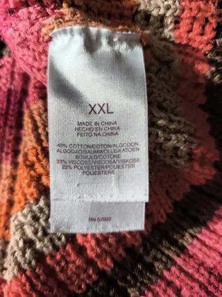 Jersey de punto.Talla XXL Multicolor