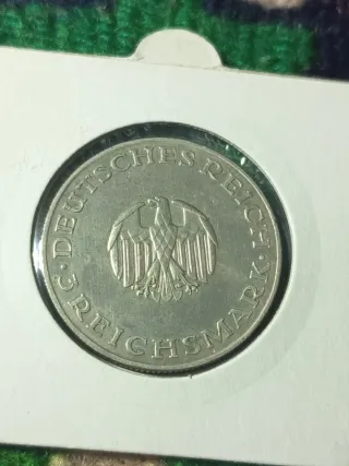 Moneda Alemana 1929 Lessing