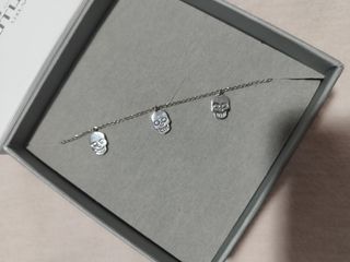 Pulsera Lotus Plata Calaveras