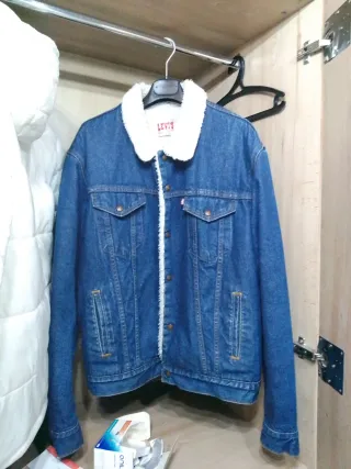 Giubbotto jeans Levi's uomo blu scuro