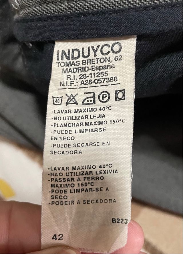 Pantalón chino hombre