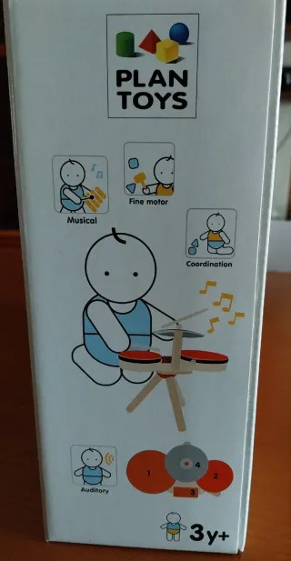 Batteria Musicale in Legno Plan Toys