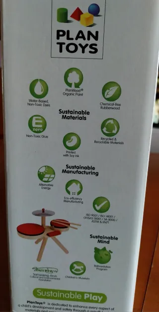 Batteria Musicale in Legno Plan Toys