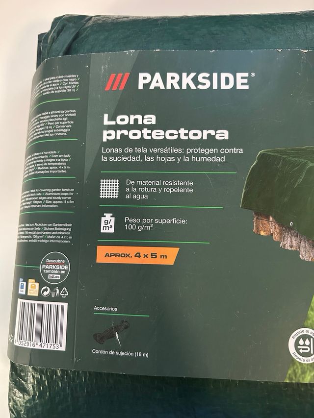 Telo Protettivo Parkside 4x5m