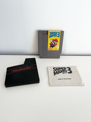 Super Mario Bros 3. NES Cartucho