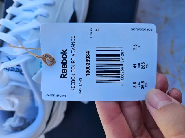 Sneakers Reebok Bianche e Nere