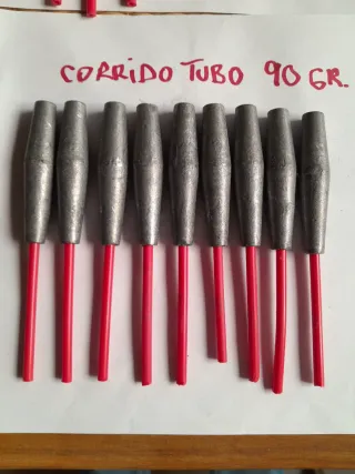 Lote de plomos de pesca