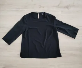 Blusa Negra Manga 3/4 Talla L Primark