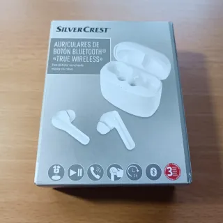 2 JUEGOS AURICULARES BLUETOOTH SILVER CREST BLANCO