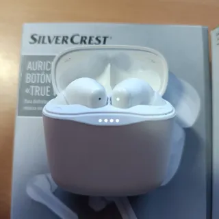 2 JUEGOS AURICULARES BLUETOOTH SILVER CREST BLANCO