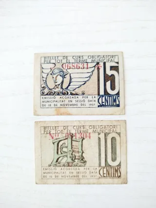 Billetes Consell Municipal Terrassa