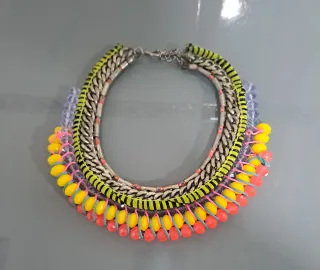 Collar fantasía multicolor