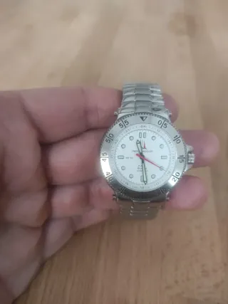 Reloj Frecce Tricolori Blanco y Plateado