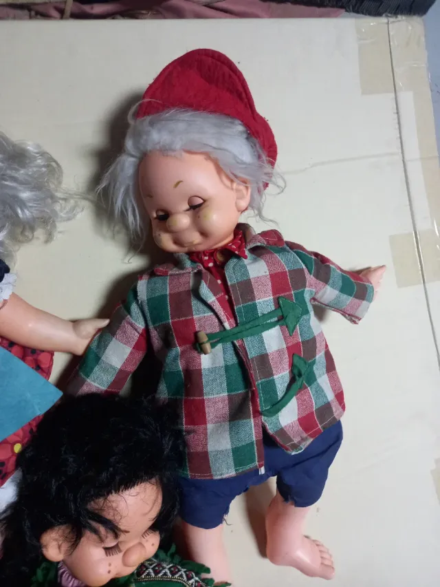 Lote 3 bambole antiche