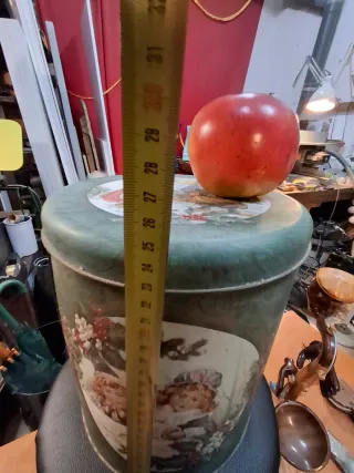 Lata Grande Decorada Navidad